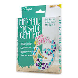 DIY Designs Mosaic Gem Kit - Mermaid (Front of packaging.)