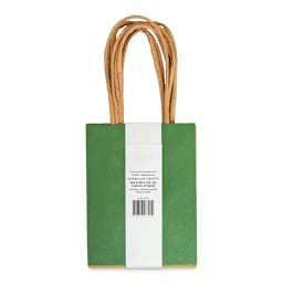 American Crafts Fancy That Kraft Bags - Brights, Mini, Package of 5, 5"H x 3-7/8"W x 2"D (Back of packaging)