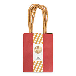 American Crafts Fancy That Kraft Bags - Brights, Mini, Package of 5, 5"H x 3-7/8"W x 2"D (Front of packaging)