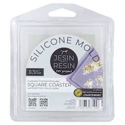 Colorberry Coaster Silicone Mold Set - Square, Pkg of 2 - front of packaging