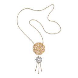 Sculpey Oven Safe Mandala Mold (finished necklace using pieces from the mold)