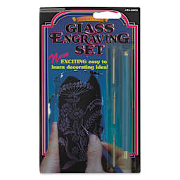 Armour Glass Engraving Set, front of the packaging