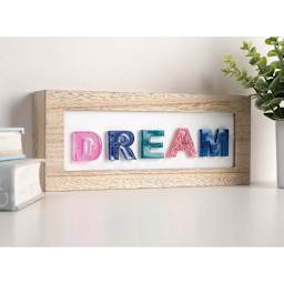 Mod Podge Alphabet Silicone Mold (finished letters made into a sign)