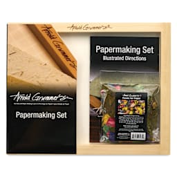 Arnold Grummer’s Dip into Papermaking Set, front of packaging