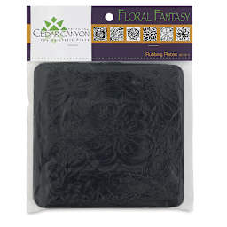 Cedar Canyon Rubbing Plates - Front view of package of Floral Fantasy design plates