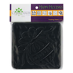 Cedar Canyon Rubbing Plates - Front view of package of Holiday design plates