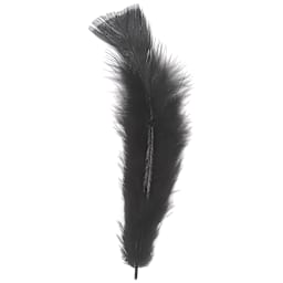 Plumage Feathers, 0.5 oz Pkg, Black