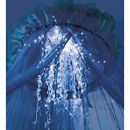 Hearthsong Aquaglow Jellyfish Hideaway Bed Canopy