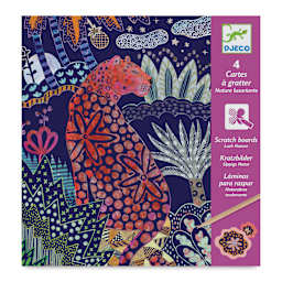 Djeco Petit Gift Scratch Board Kit - Lush Nature
