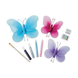 Creativity for Kids Beautiful Butterflies Kit - Set contents