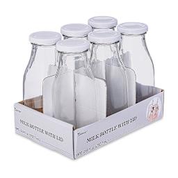 Darice Glass Milk Bottles