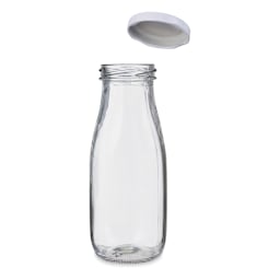 Darice Glass Milk Bottles