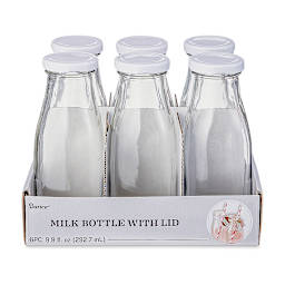 Darice Glass Milk Bottles