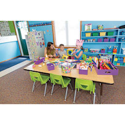 Creativity Street WonderFoam Crowns - Activity room with 2 children decorating Crowns
