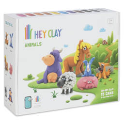 Fat Brain Toys Hey Clay Kit - Animals - front of packaging