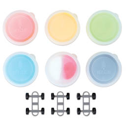 Fat Brain Toys Hey Clay Kit - Eco Cars - contents