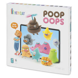 Fat Brain Toys Hey Clay Kit - Poop Oops - front of packaging