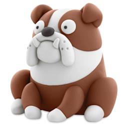 Fat Brain Toys Hey Clay Kit - Dog Buddies finished bulldog project example