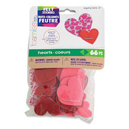 Darice Felt Heart Stickers