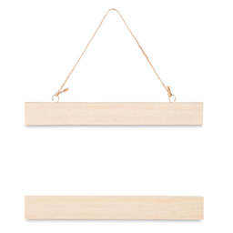 Unfinished Wood Wall Art Hanger