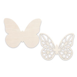 Unfinished Wood Patterned Shapes