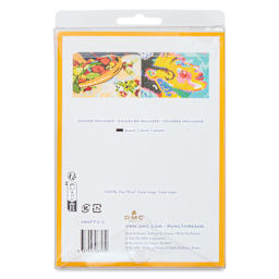 DMC Tapestry Wool - Ebony, 8 m, Set of 12 back of packaging