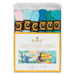 DMC Tapestry Wool - Mineral Collection, 8 m, Set of 12 front of packaging