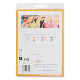 DMC Tapestry Wool - Earth Tones, 8 m, Set of 12 back of packaging