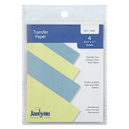 Janlynn Transfer Paper - 8-1/2" x 11", Pkg of 4 - front of packaging