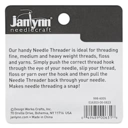 Janlynn Needle Threader back of packaging