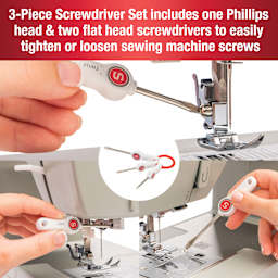 Singer Sewing Machine Maintenance Tools - Set of 7 - Phillips & Flat Head Screwdriver uses