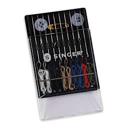 Singer Sew-Quik Threaded Needles - Set of 13 being removed from plastic sleeve