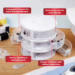 Singer Small Notions Organizers - Pkg of 3 - Features