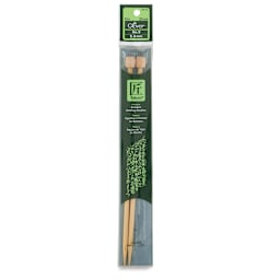 Clover Takumi Bamboo Straight Knitting Needles - Front of package

