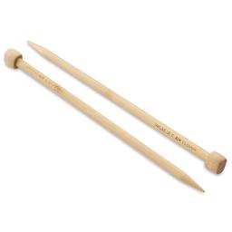 Clover Takumi Bamboo Straight Knitting Needles - Size 11, 9" Long