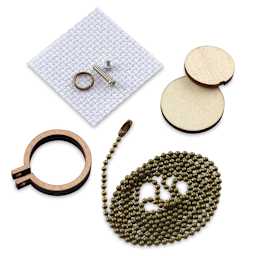 Cross Stitch Style Mini Embroidery Hoops