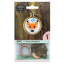 Cross Stitch Style Mini Embroidery Hoops