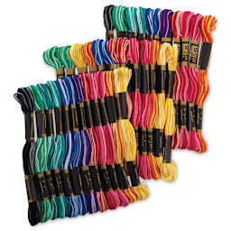 Janlynn Embroidery Floss Pack - Variegated, Pkg of 36
