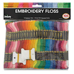 Janlynn Embroidery Floss Pack - Jumbo, Pkg of 105, front of the packaging