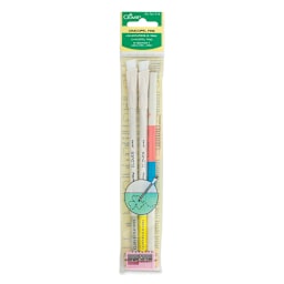 Clover Chacopel Fine Point Marking Pencils - Front of blister package
