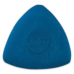 Clover Triangle Tailor's Chalk - Top view of triangular Blue Chalk
