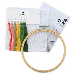 DMC Stitch Kit - Cactus (Kit contents)