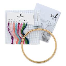 DMC Stitch Kit - Exotic Flowers (Kit contents)