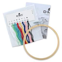 DMC Stitch Kit - Cat (Kit contents)