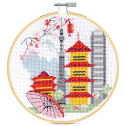 DMC Stitch Kit - Tokyo finished