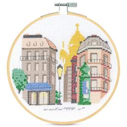 DMC Stitch Kit - Paris finished