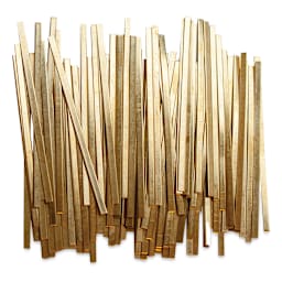 Face Mask Nose Stays - 100 Nose Stays out of package, and stacked vertically