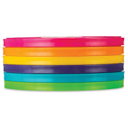 Susan Bates Hoop-La Embroidery Hoops (Assorted colors shown stacked.)