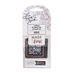 The Hook Nook Project Labels - Sew-On Cloth Labels, Package of 9