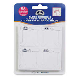 DMC Floss Bobbin - Cardboard, Package of 56 (In packaging)